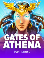 Juego mitológico con puertas de Atenea y estética épica